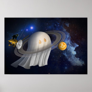 En illustration av konstnären Halloween Poster