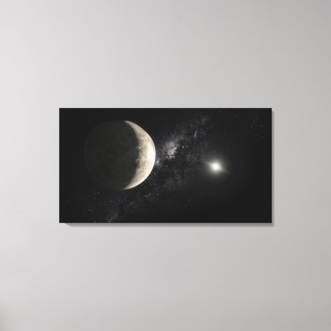 En illustration av Makemake Canvastryck (Framsida)