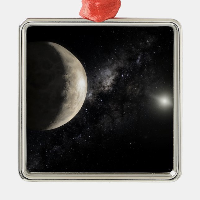 En illustration av Makemake Julgransprydnad Metall (Framsidan)