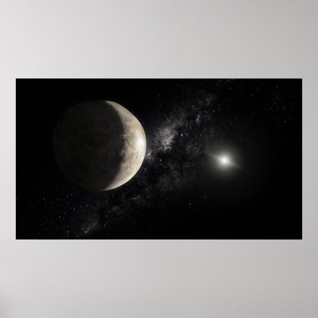 En illustration av Makemake Poster (Framsidan)