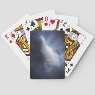 En illustrativ avslutning av Comet Tempel. Casinokort