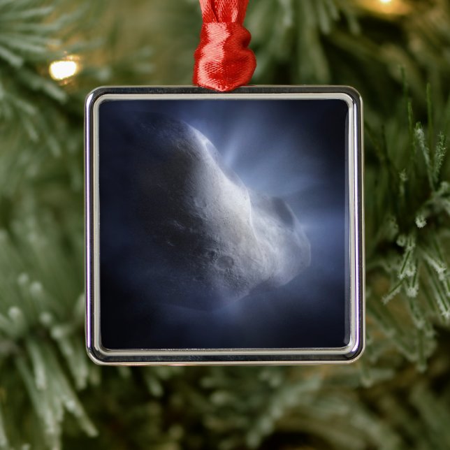 En illustrativ avslutning av Comet Tempel. Julgransprydnad Metall (Träd)