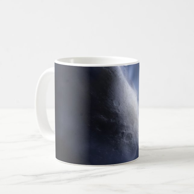 En illustrativ avslutning av Comet Tempel. Kaffemugg (Framsida vänster)