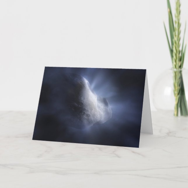En illustrativ avslutning av Comet Tempel. Kort (Framsida)