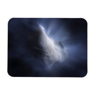 En illustrativ avslutning av Comet Tempel. Magnet