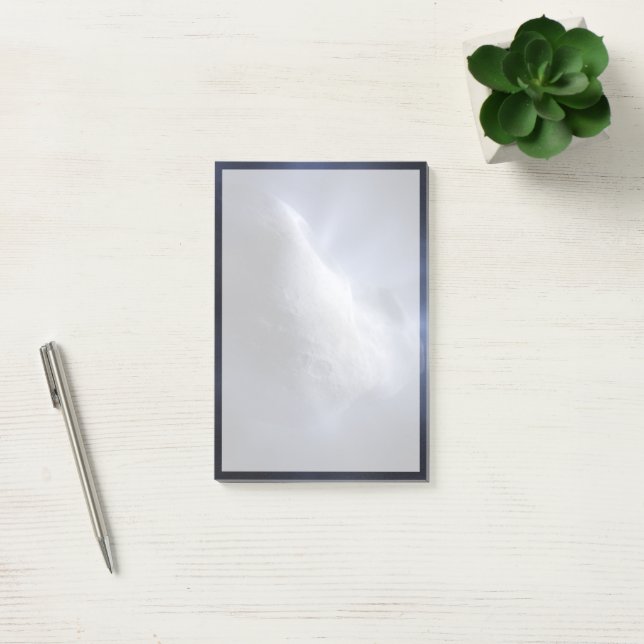 En illustrativ avslutning av Comet Tempel. Post-it Block (Kontor)