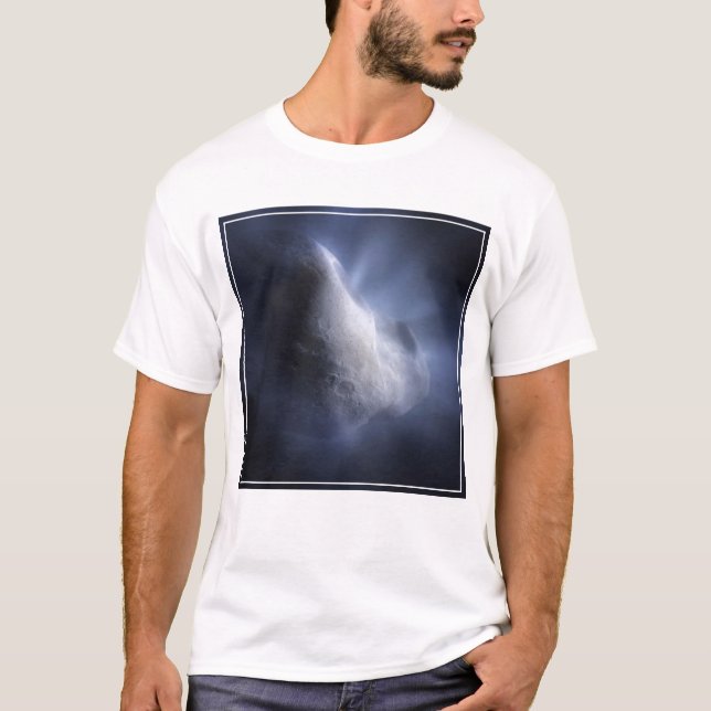 En illustrativ avslutning av Comet Tempel. T Shirt (Framsida)