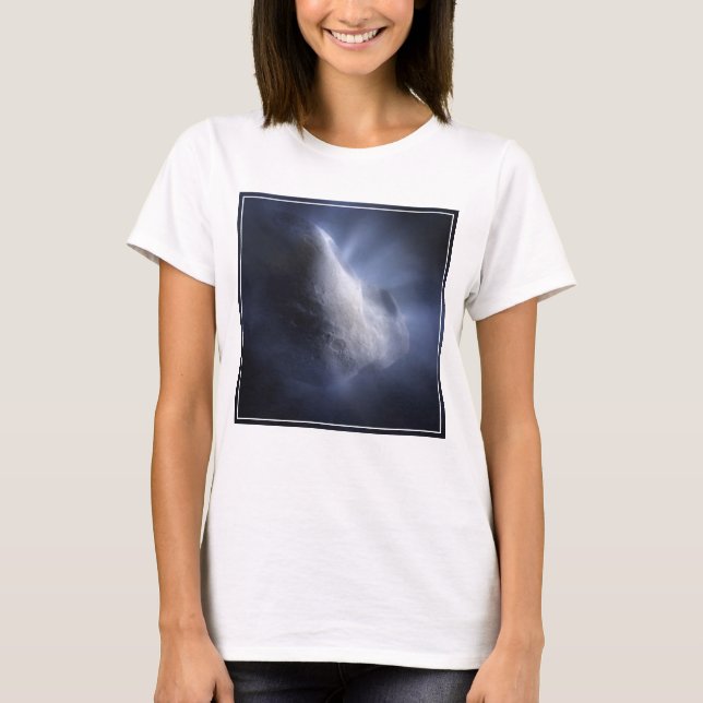 En illustrativ avslutning av Comet Tempel. T Shirt (Framsida)