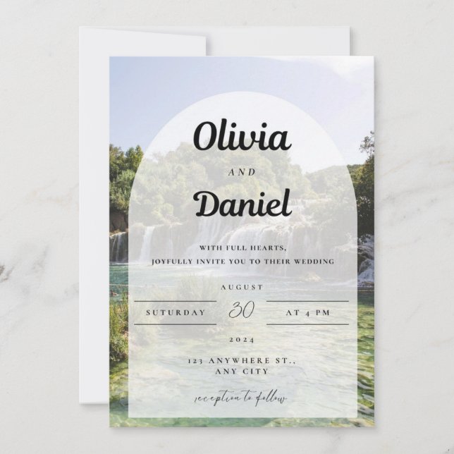 En inbjudan med anledning av vatten (Framsida)