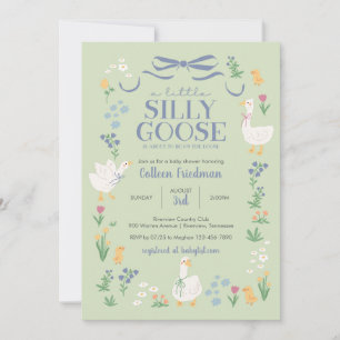 En inbjudan till Fåniget Little Goose Baby Shower