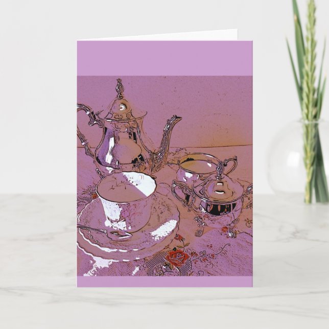 En inbjudan till högt te (Framsida)