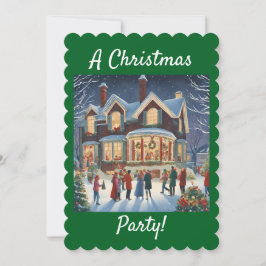 En inbjudan till julfest