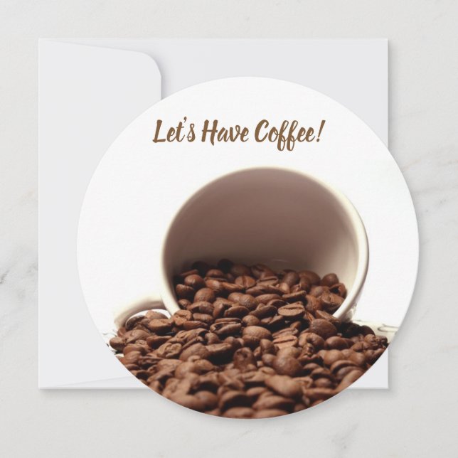 En inbjudan till kaffe (Framsida)