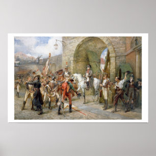 En incident i det Peninsular krig - Napoleon Poster