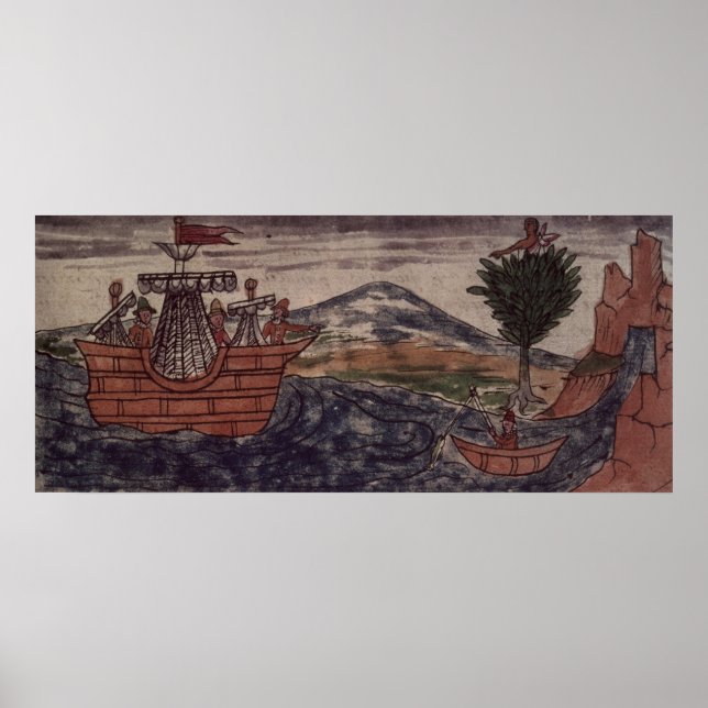 En indisk spion observerar poster (Framsidan)