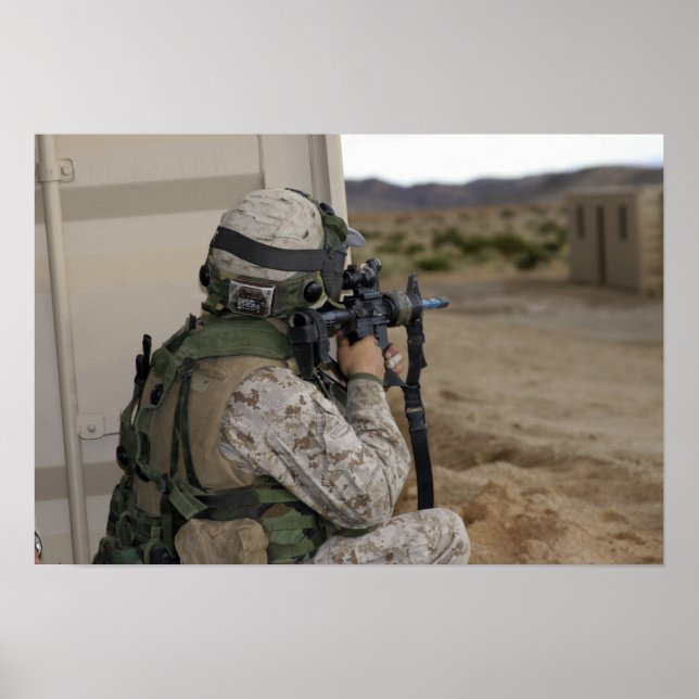 En infanteriscout poster (Framsidan)