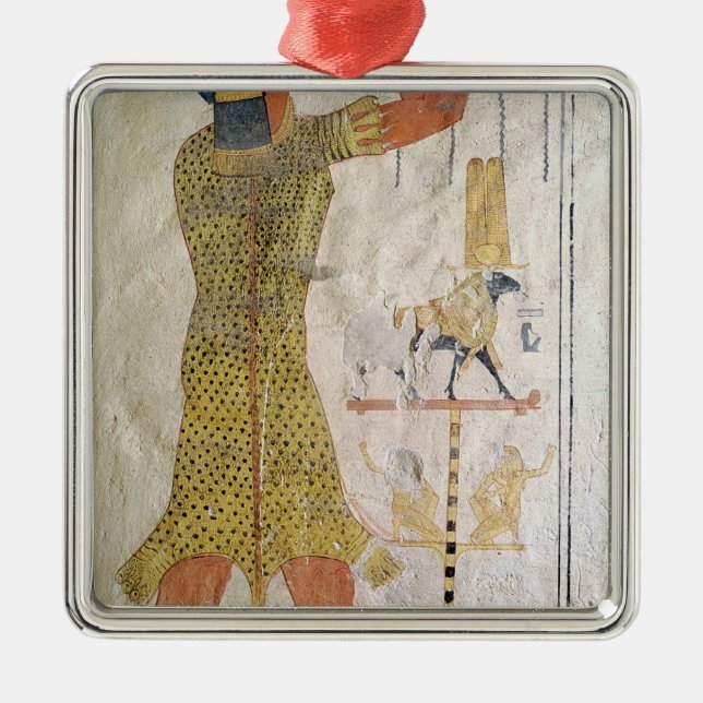 En Inmutef präst skapar erbjuda Julgransprydnad Metall (Framsidan)