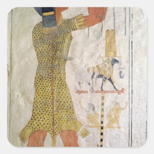 En Inmutef-präst skapar ett erbjudande Fyrkantigt Klistermärke