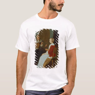 En insida med en lutespelare tee