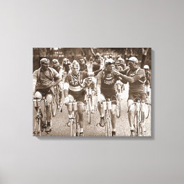 EN INTIM PORTRÄTT AV TOUR DE FRANCE 1920-talet  Canvastryck