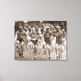 EN INTIM PORTRÄTT AV TOUR DE FRANCE 1920-talet  Canvastryck