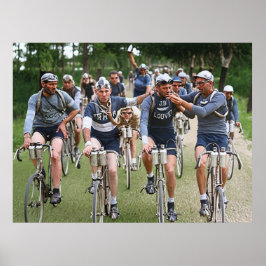 EN INTIM PORTRÄTTBILD TOUR DE FRANCE 1920-talet Re Poster