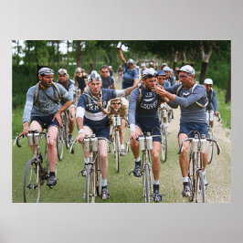 EN INTIMAT PORTRÄTT AV TOUR DE FRANKRIKE 1920-tale Poster