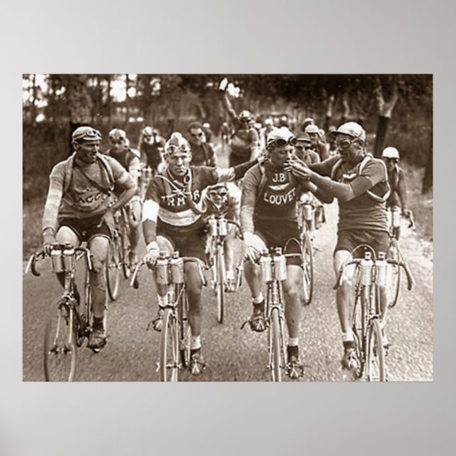 EN INTIMAT PORTRÄTT AV TOUR DE FRANKRIKE 1920-tale Poster (Framsidan)