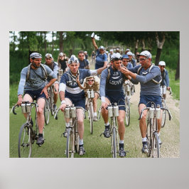 EN INTIMAT PORTRÄTT AV TOUR DE FRANKRIKE 1920-tale Poster