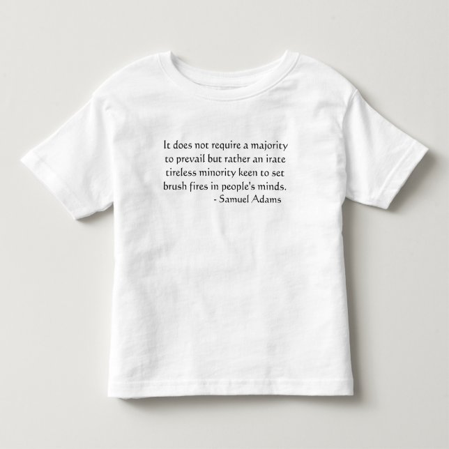EN IRATE TIRELESS MINORITY SMÅBARN T-SHIRT (Framsida)