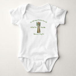 En irländsk ängel vakar över min babybodysuit t shirt
