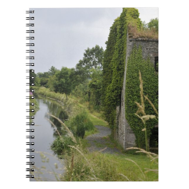 En irländsk kanal anteckningsbok med spiral (Framsidan)