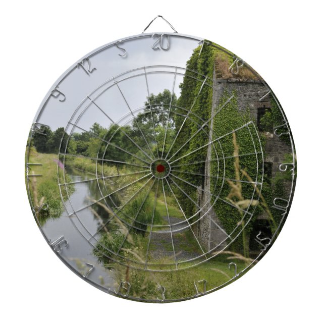 En irländsk kanal darttavla (Framsidan)