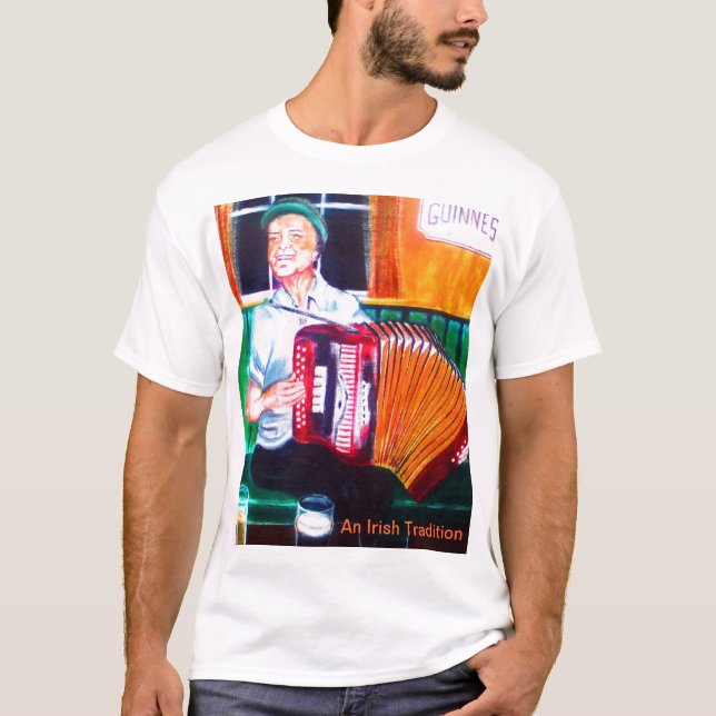 En irländsk tradition tee shirt (Framsida)