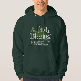 En irländsk välsignelse hoodie