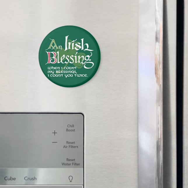 En irländsk välsignelse magnet (In Situ (Fridge))