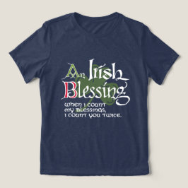 En irländsk välsignelse t shirt