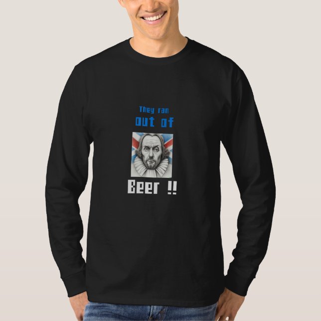 En irriterad Shakespeare eftersom det inte finns n T Shirt (Framsida)