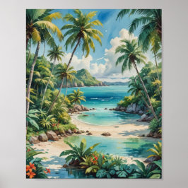 En isolerad landdyva poster