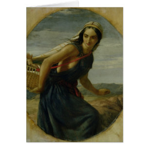 En israelisk mor, 1857/1860 hälsningskort