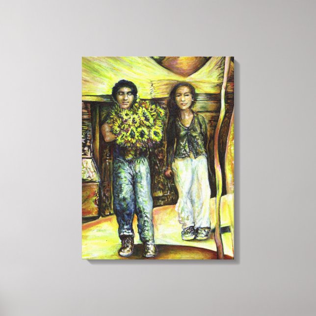 En istinchapeI-fas av en ChaIenge Canvastryck (Framsida)