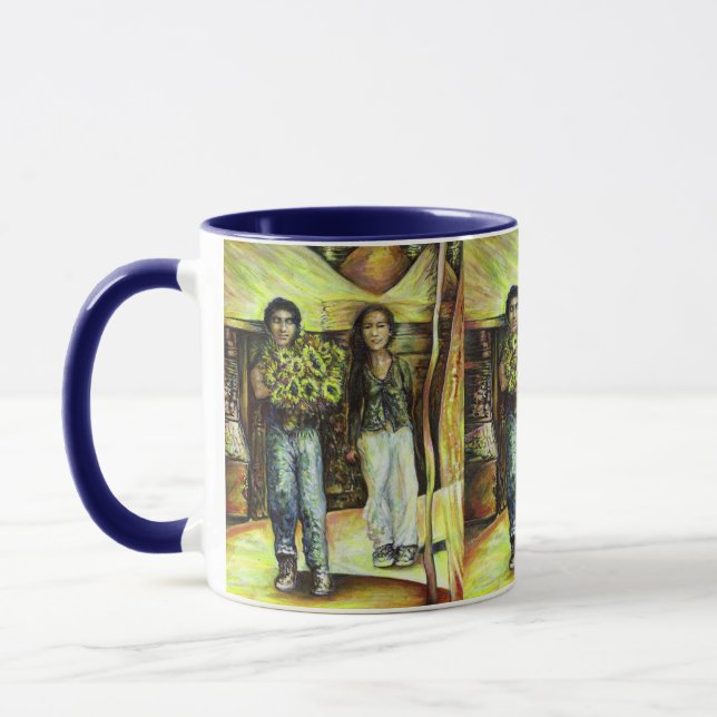 En istinchapeI-fas av en ChaIenge Mugg (Vänster)