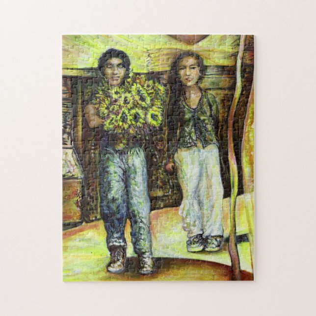 En istinchapeI-fas av en ChaIenge Pussel (Vertikal)