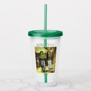 En istinchapeI-fas av en ChaIenge Take Away Mugg