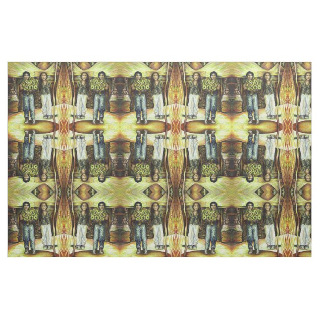 En istinchapeI-fas av en ChaIenge Tyg (Fat Quarter)