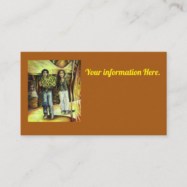 En istinchapeI-fas av en ChaIenge Visitkort (Framsida)