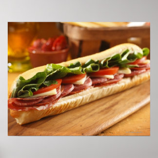 En italiensk delsmörgås med 2 poster