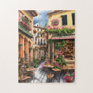 En italiensk gatuscen Ephemera Design Series 23 Pussel