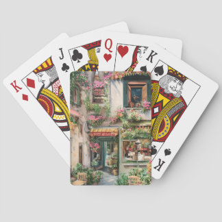 En italiensk gatuscen Ephemera Design Series 24 Casinokort