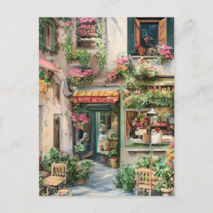En italiensk gatuscen Ephemera Design Series 24 Vykort